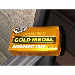 Vintage 3oz Gold Medal‎ Beauty Bar Soap Edenfield Milo Cosmetic Made England NOS